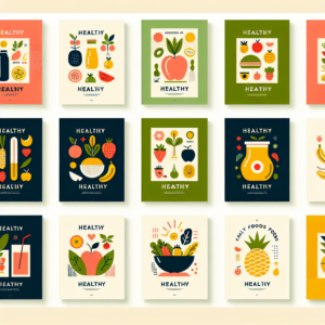 10 Kreatifitas Poster Makanan Sehat yang Mudah Digambar untuk Meningkatkan
